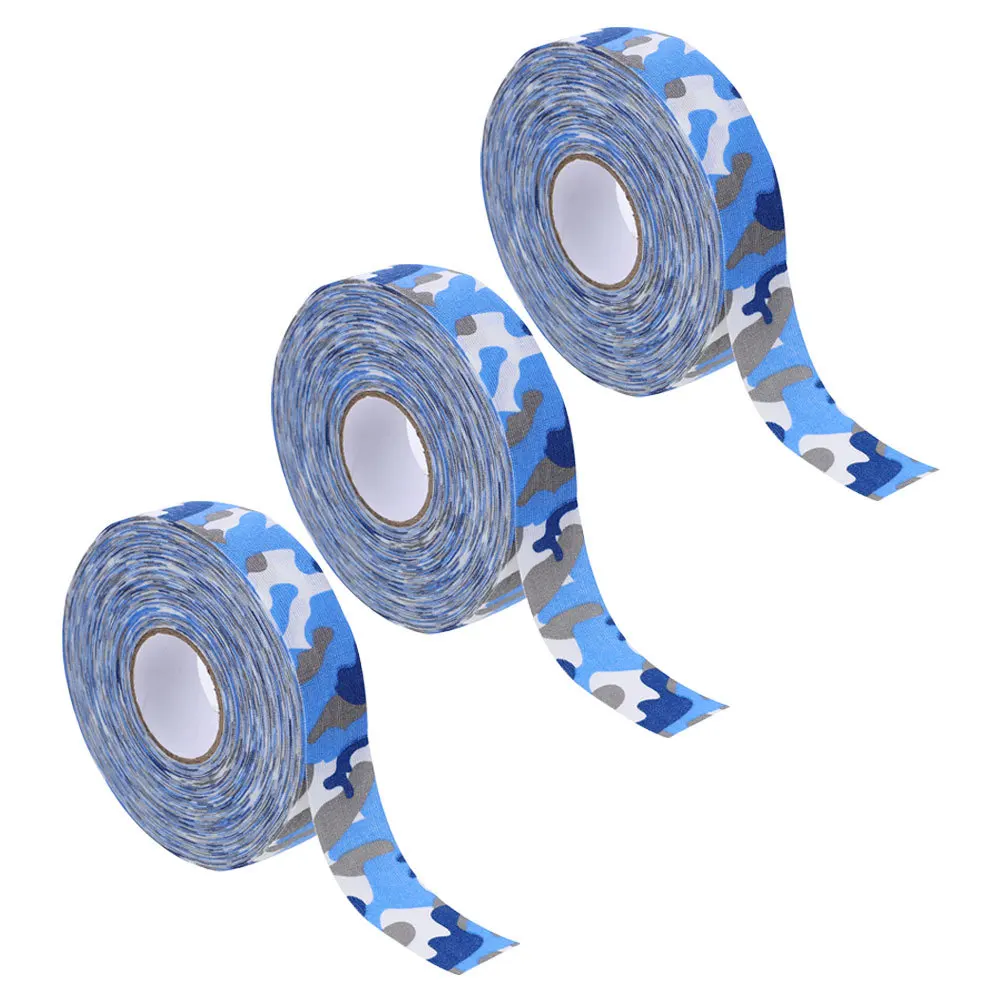 3 لفات من شريط عصا هوكي الجليد، عقد قوي، سطح مموه غير قابل للانزلاق، غلاف حماية لتعزيز أداء المعدات الرياضية