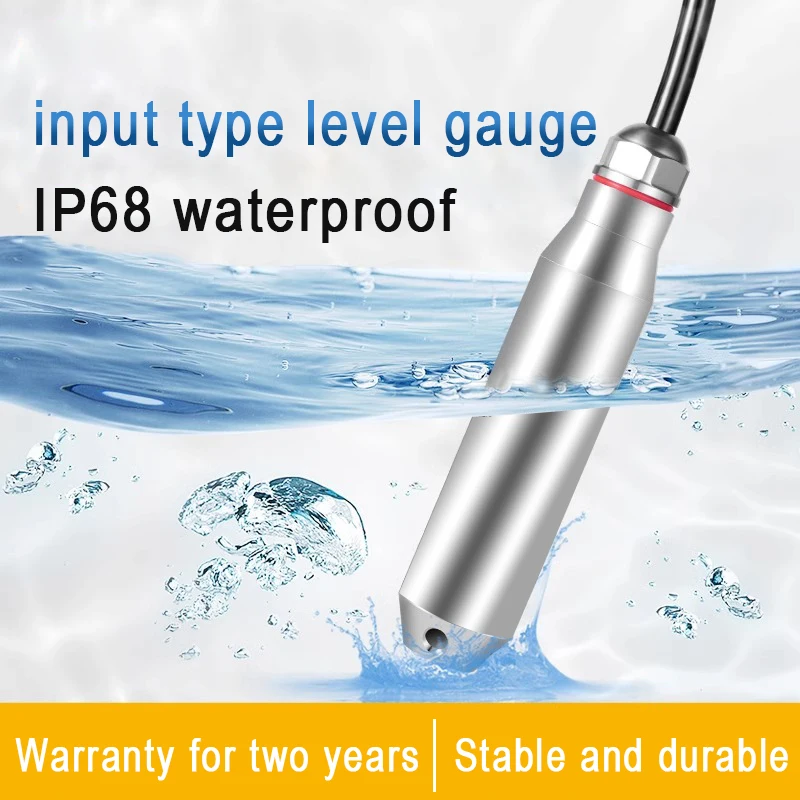 YE 316L Diaphragm Hydrostatic Liquid Level Sensor Submersible Transmitter 0-5M Range 4-20mA RS485 0-10V 0-5V 0-3.3V