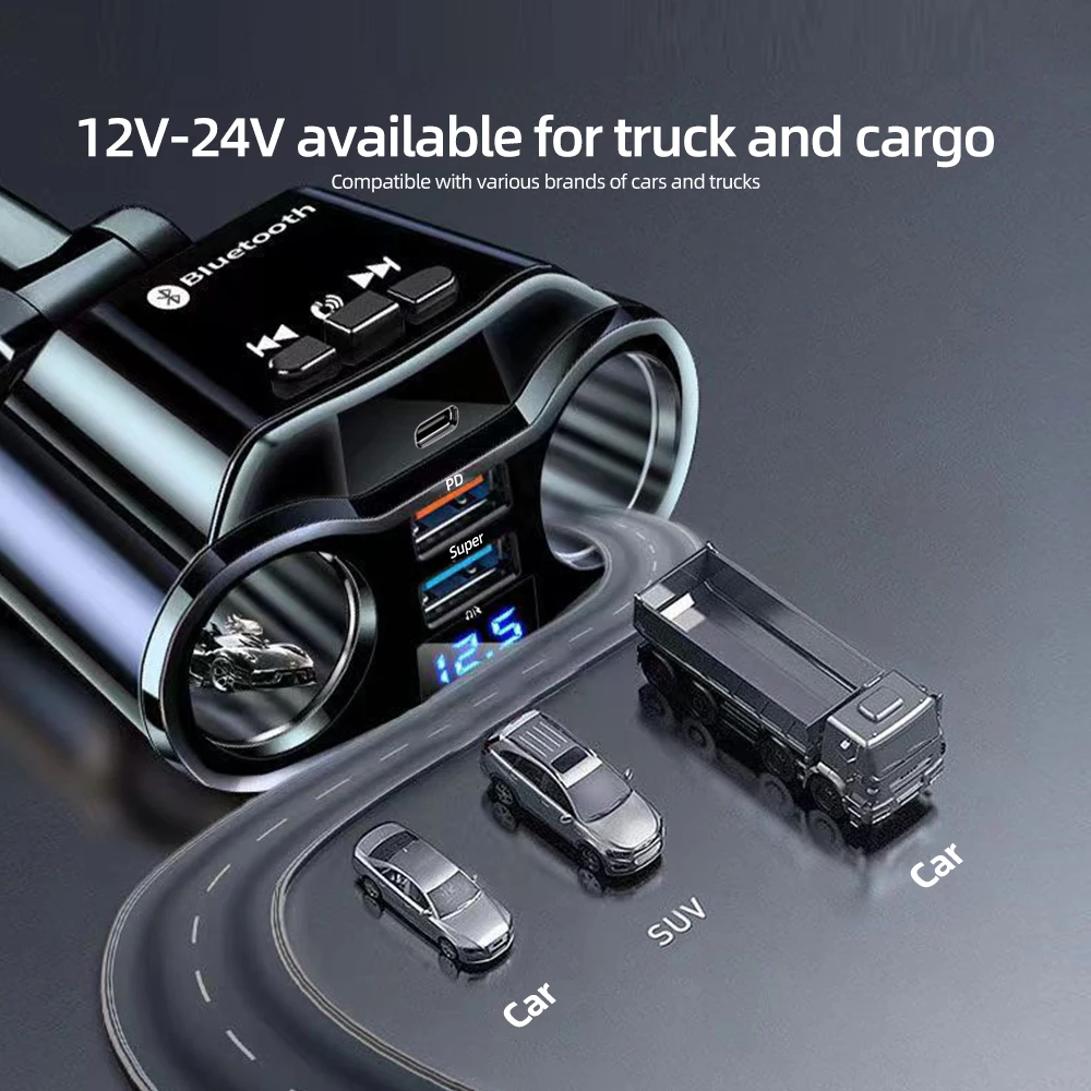car cigarette lighter socket to 220v Versatile Power Adapter – Sonic Horn