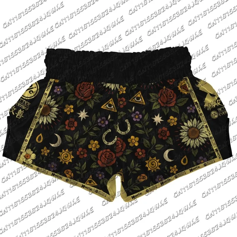 2026 Summer Boxing Shorts Men Women Junior Muay Thai Shorts Short Kickboxing Gym Martial Arts Workout Grappling MMA Boxing Pants
