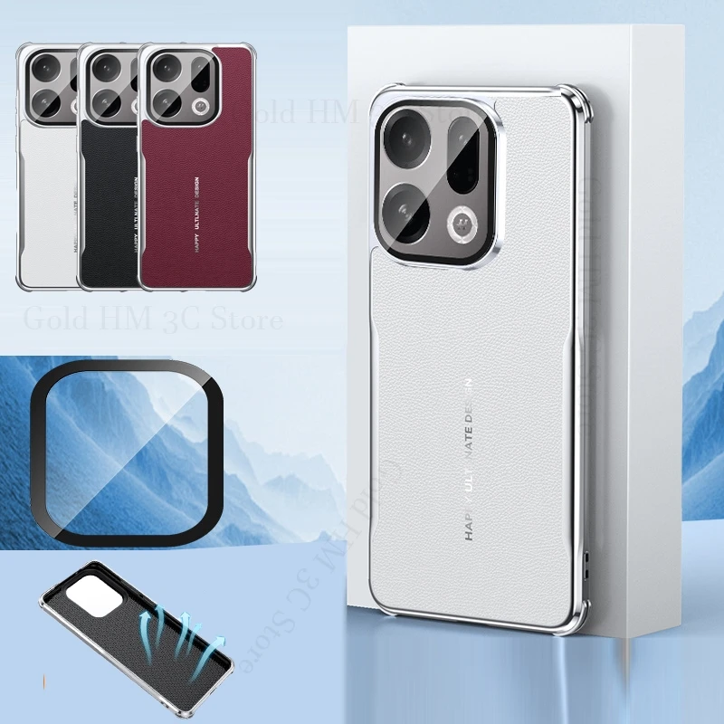 

Funda For Oppo Find X9 Pro 6D Plating Leather Protection Case Find X8S Plus X8 Ultra Armor Phone Shockproof Cover Find X8 X9 Pro