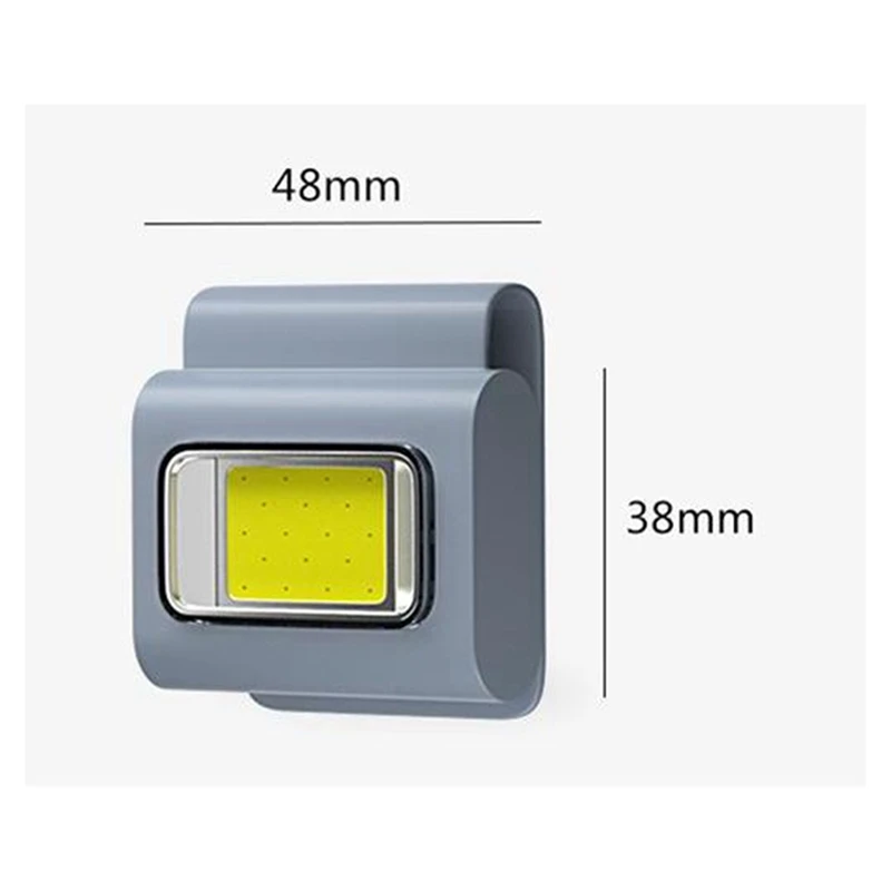 Multi-Purpose Head Light Rechargeable Lamp With Magnetic Absorption Portable Clothes Clip Running Cob Work Lamp