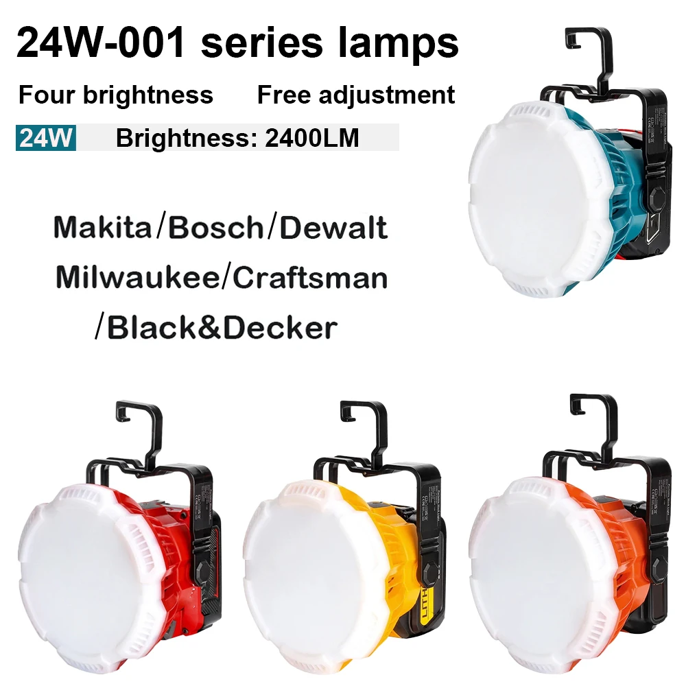 

Outdoor Lighting Lamps High Lampshade Eye Protection Rechargeable LED Camping Lantern with Power Function for Emergency Use