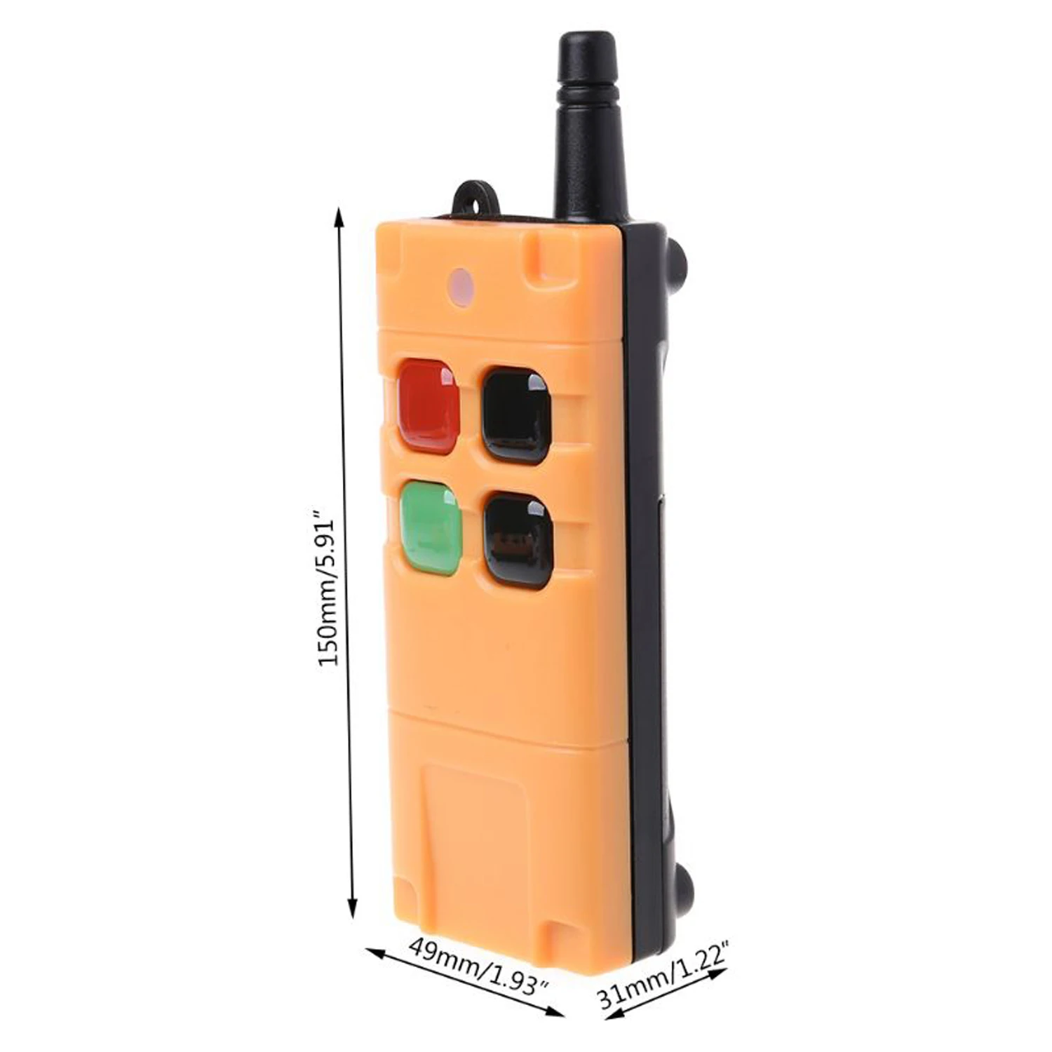 2000m High Power water proof & Drop-proof Industrial Wireless Remote Control 2/4/6 Button EV1527 Chip ASK GK06TX