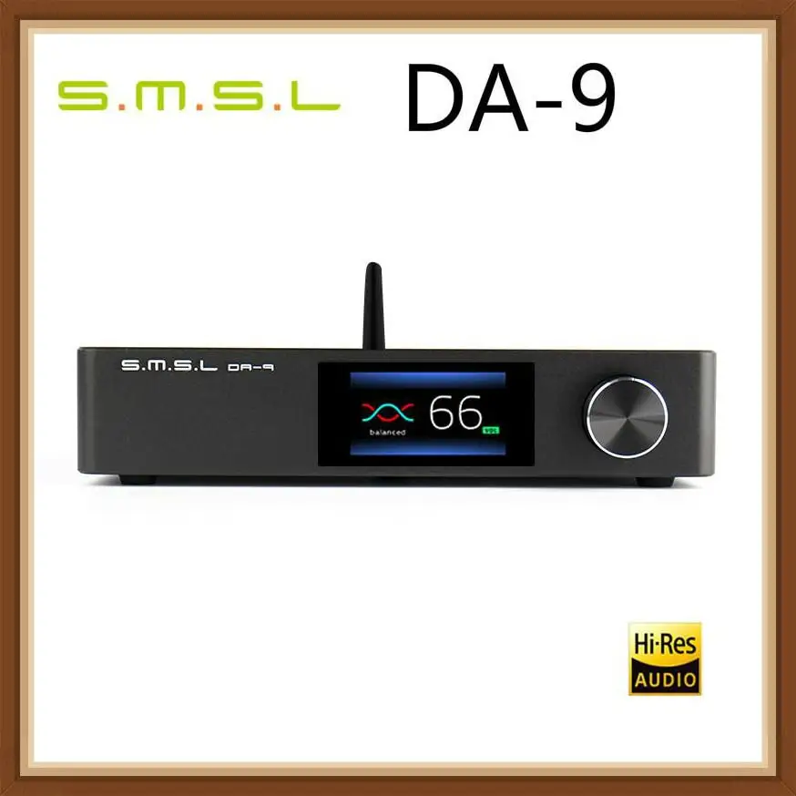 SMSL DA-9 คุณภาพสูงเครื่องขยายเสียงบลูทูธ 5.0 Amp APT- X รองรับ DA9 พร้อมรีโมทคอนโทรล Hifi AMP