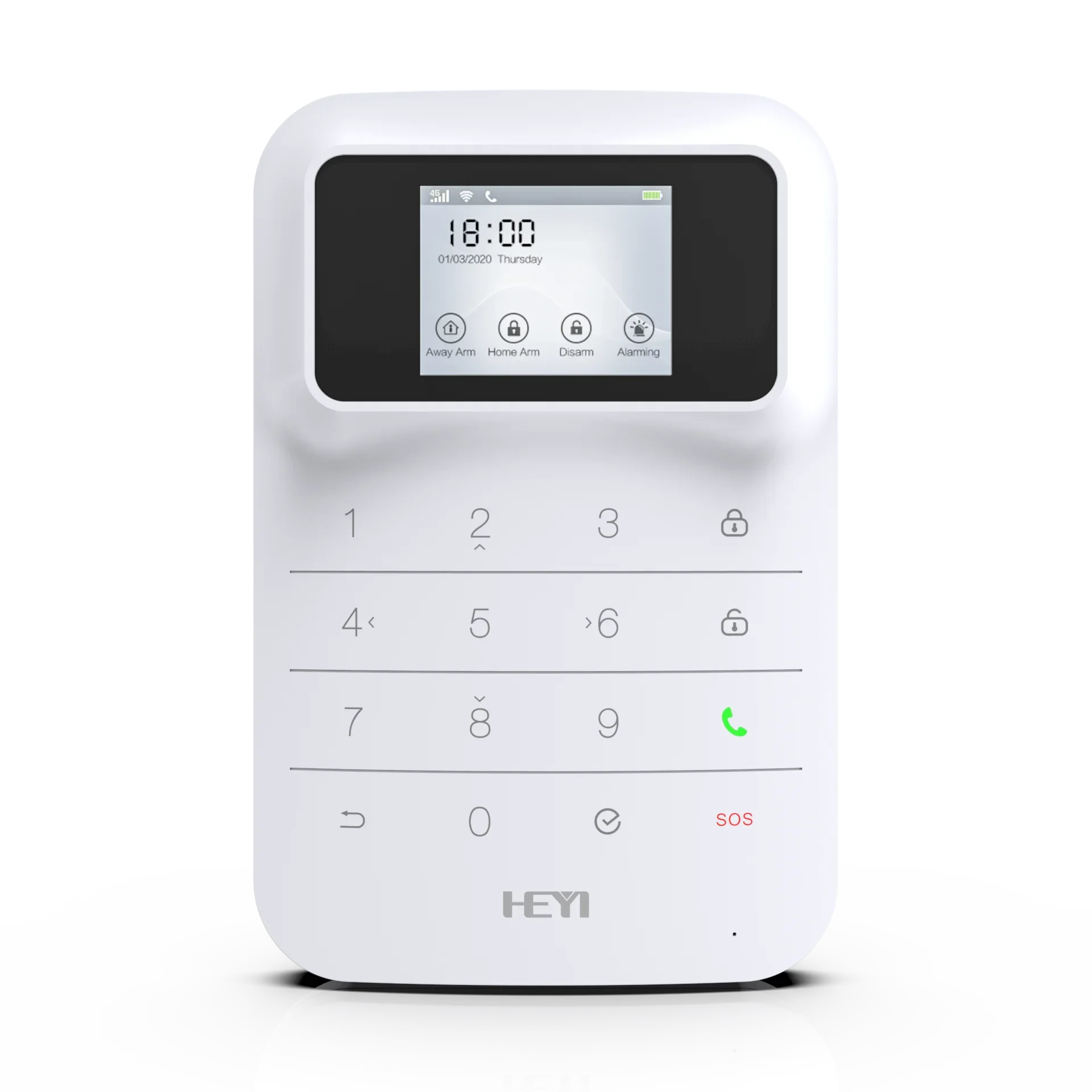 HY W1 Factory Hot Sale Home Burglar 2G/GSM Alarm System Security Gsm/GPRS Wifi Alarm System