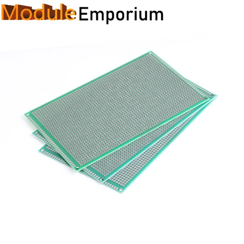 Doppelseitiger Prototyp Platine Universal-Leiterplatte DIY für Arduino 2,54mm Glasfaser Universal platine 10*15cm