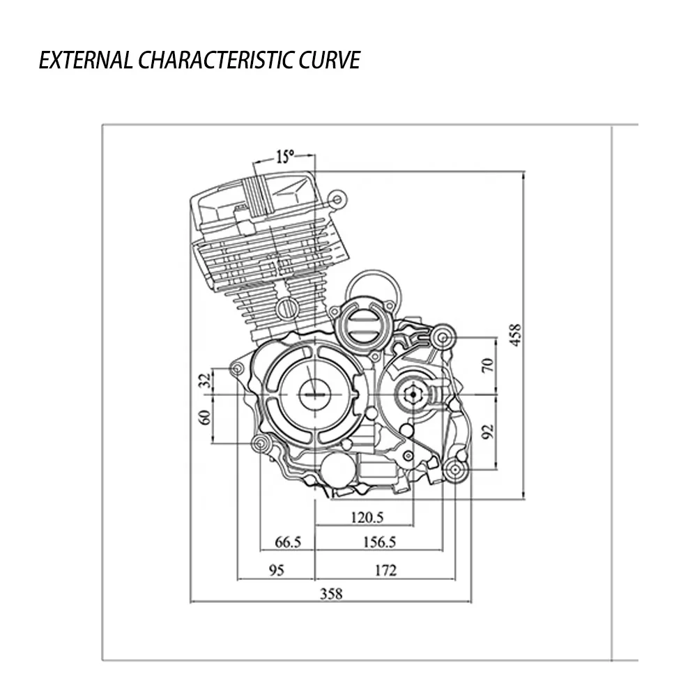 Manufacturers selling knight 200cc motorcycle four-stroke water-cooled motorcycle engine 200CC other engine assemblies