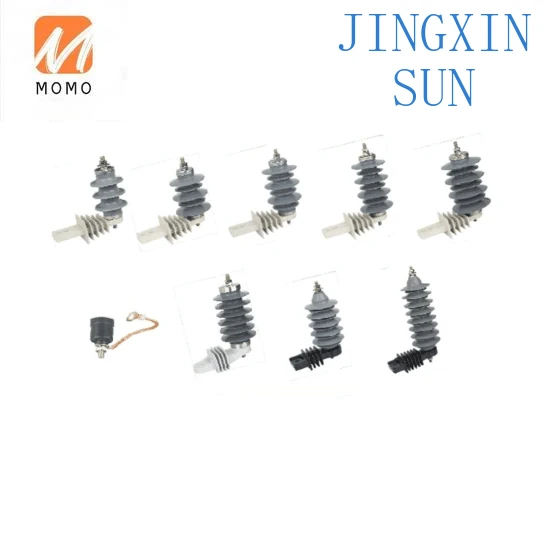Wholesale IEC 11KV 12KV 15kv 21KV 24KV 33KV 5KA 10KA Metal Zinc Oxide Polymer Surge Arrester Lightning Arrester Price Arrestor