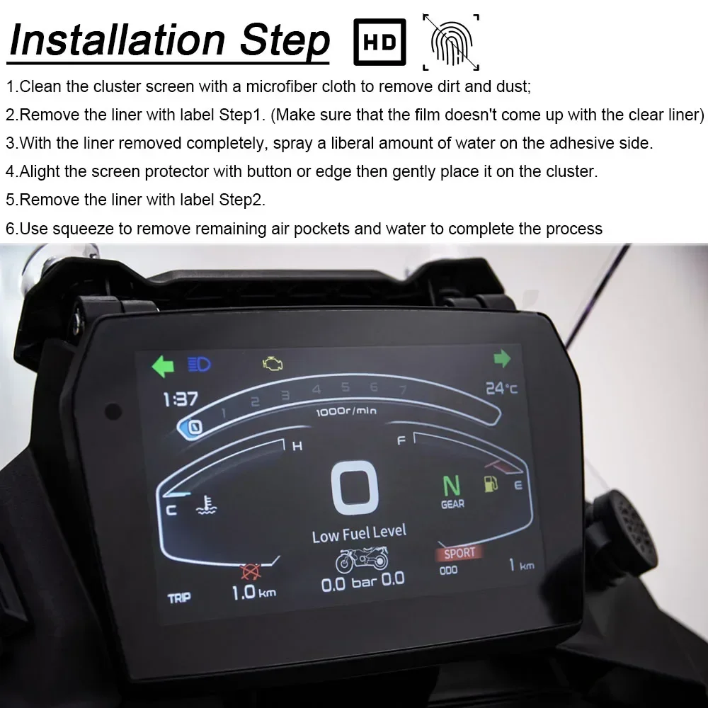 Motorcycle Screen Protector Film Instrument Dashboard Cluster Scratch Protection For VOGE Valico 900DSX 525DSX 2024 Accessories