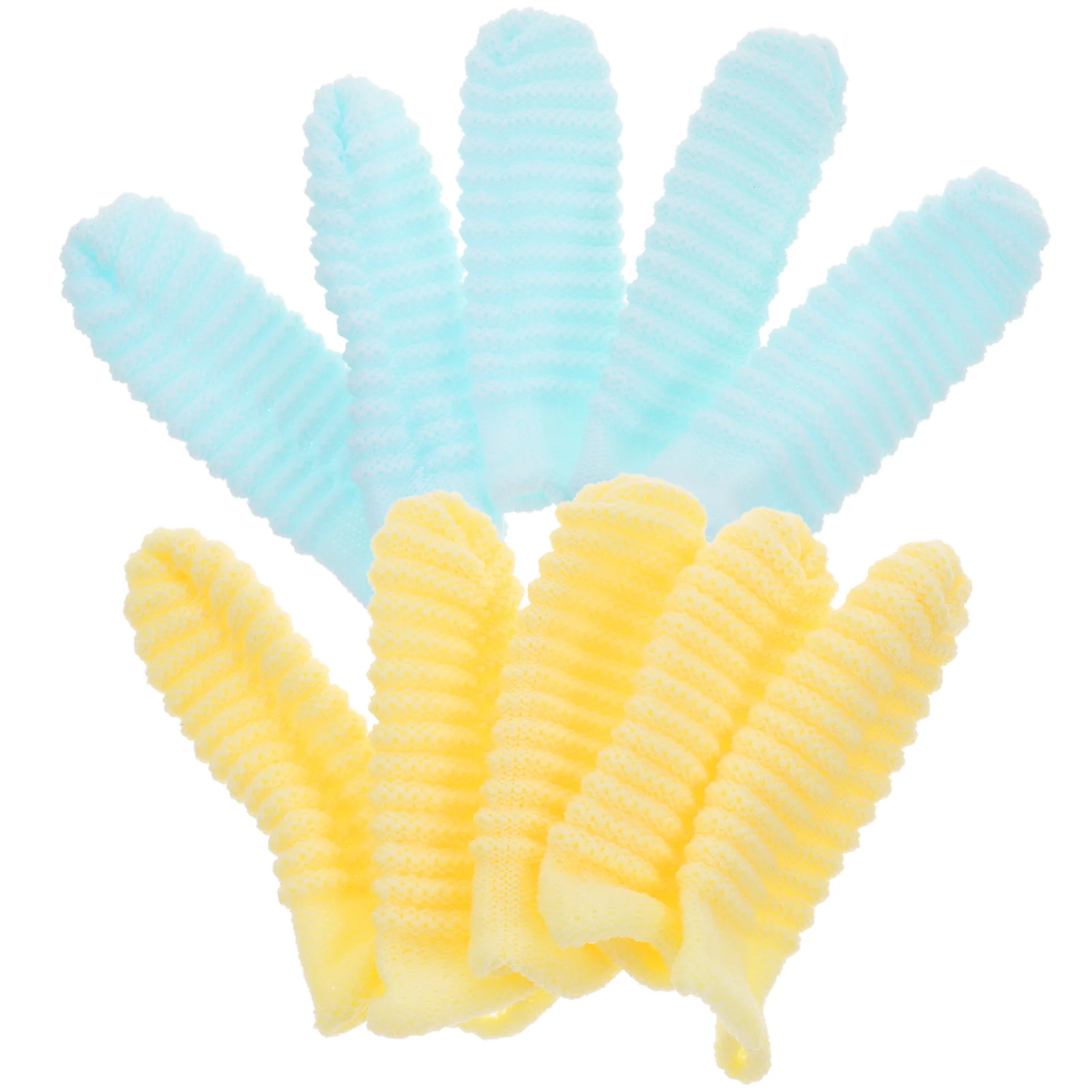 

10 Pcs Pet Toothbrush Gloves Dog Finger for Dogs Small Breed Cat and Toothpaste Toothbrushes