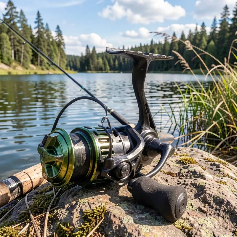 Composite Body Durable Lightweight Spinning Reel Anti Reverse Clutch 10+1 Bearings 5.2:1 Metal Spinning Reel Pesca