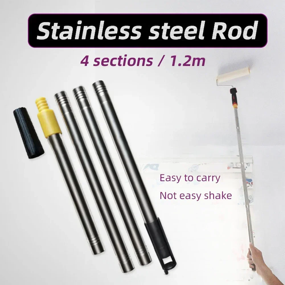 Professional Quality Cleaning Pole  1 2m Telescopic Pole  Suitable for Painting and Dusting  Longevity Guaranteed