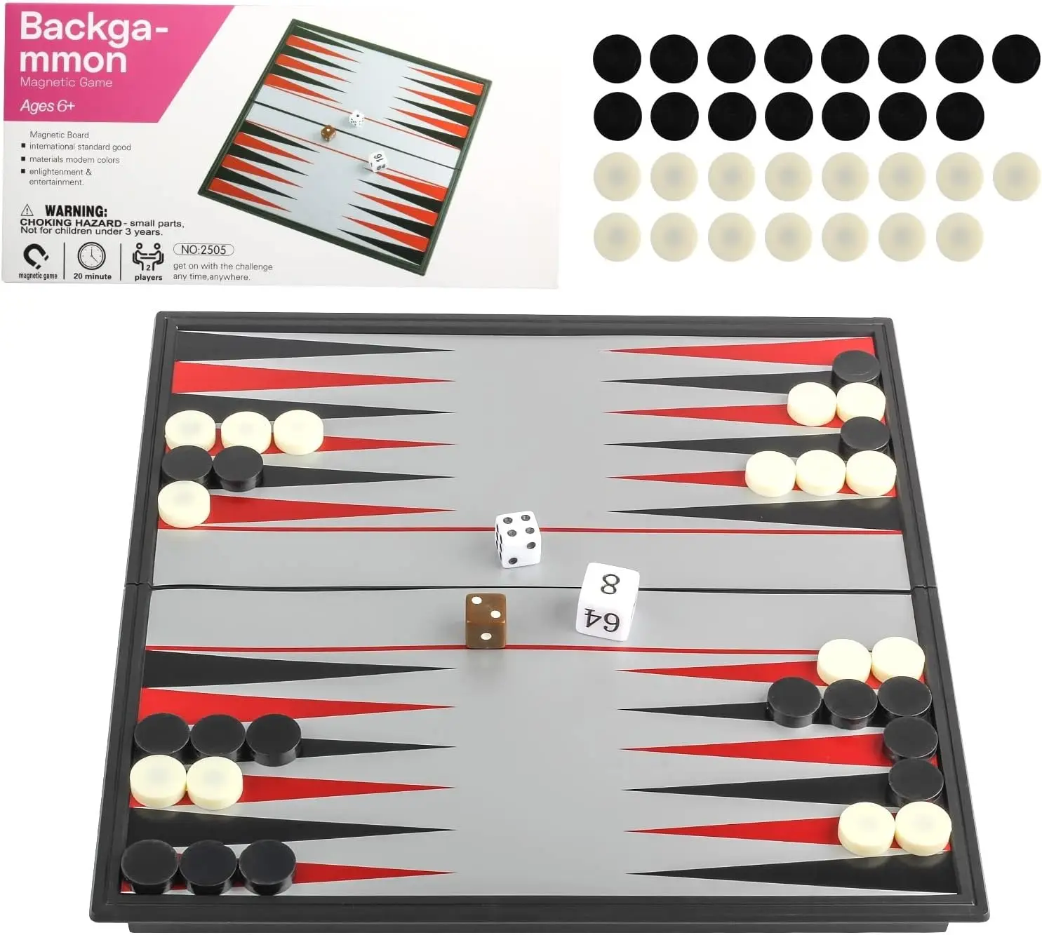مجموعة ألعاب الطاولة المغناطيسية القابلة للطي CXSLQ-01 (M) 2505 #3