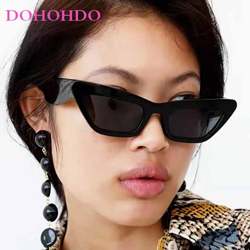 

Small Frame Vintage Cat Eye Sunglasses Women Men New Luxury Designer Eyeglasses Outdoor Travel Driving Shades Sunglasses UV400