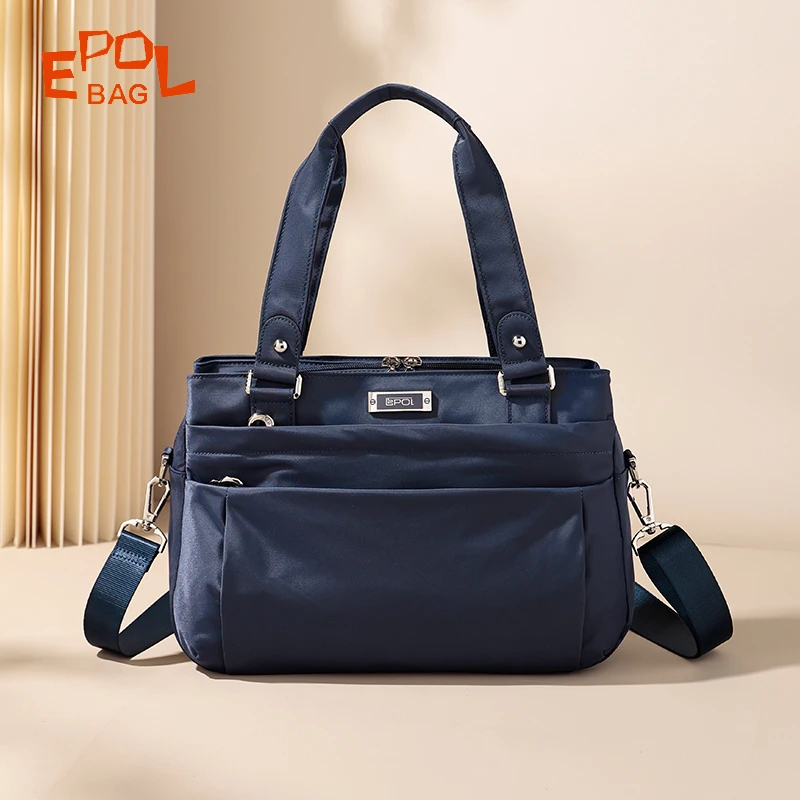 Epol Women's Handbags Large Capacity Travel Elegant Oxford Cloth Shoulder Bag 2025 Trend Casual High Quality Fashion Bags 7222