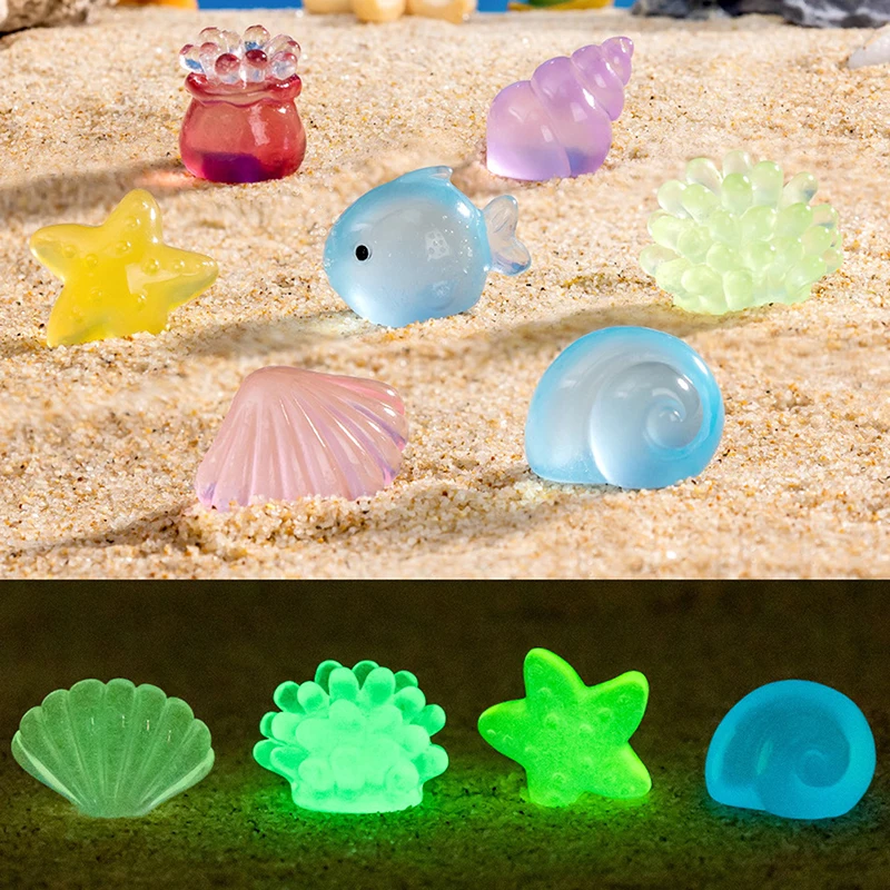 1PC Home Decoration Cute Micro Landscape Colorful Artificial Coral Resin Ornaments For Fish Tank Aquarium Accessories