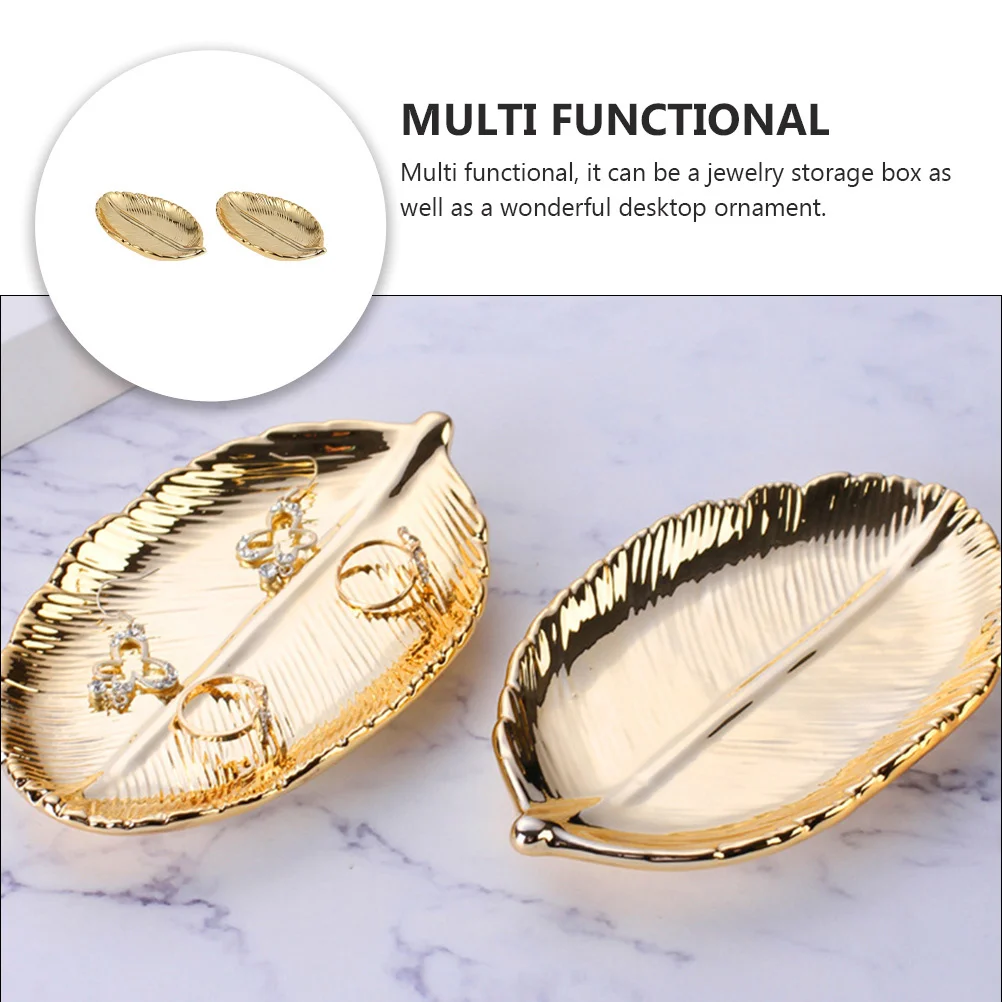 

Jewelry Display Plate Dresser Accessories Home Cute Holder Bowl Dish Tray Entryway for Keys
