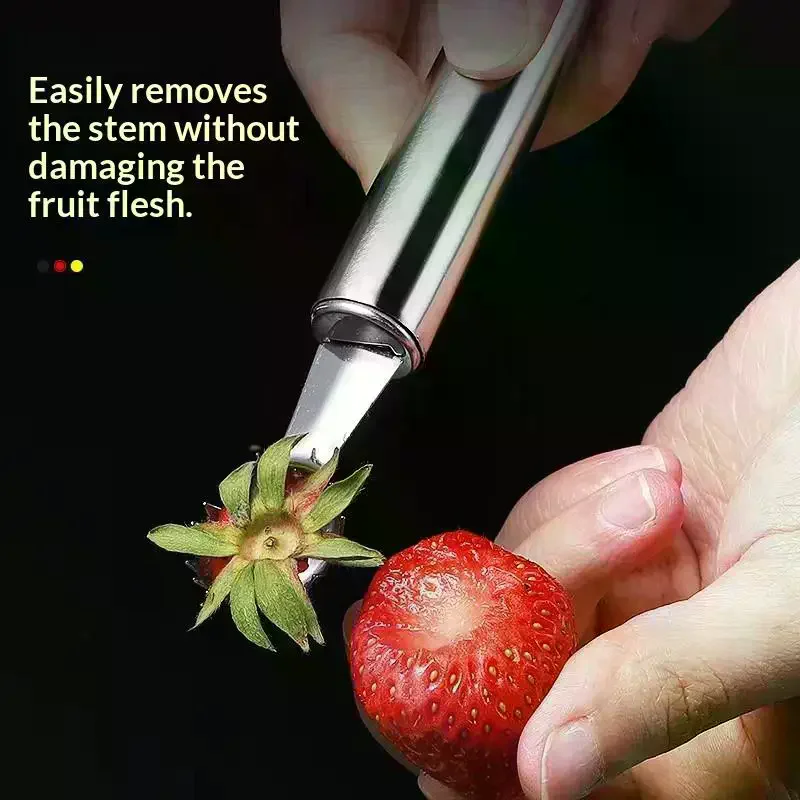 Strainer Remover Stainless Steel Removal Corer Tomato Strawberry Sprout Remover Seed Extractor Easy Handling Fruit Peeler Tomato