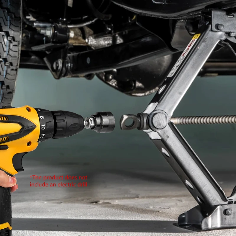 Специальный торцевой ключ для автомобильного домкрата, инструмент для быстрого снятия шин, совместимый с электрическими ключами, решение для быстрой замены колес