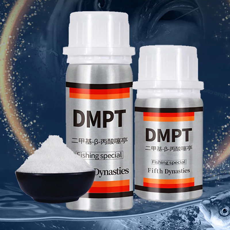 fish lure powder dmpt Fishing Additive - 3.4 oz Bait Attractant, Powerful Feeding Stimulant, Safe Free Formula, Scent Attraction Bait 100ml Natural Fish Bait Enhancer DMPT