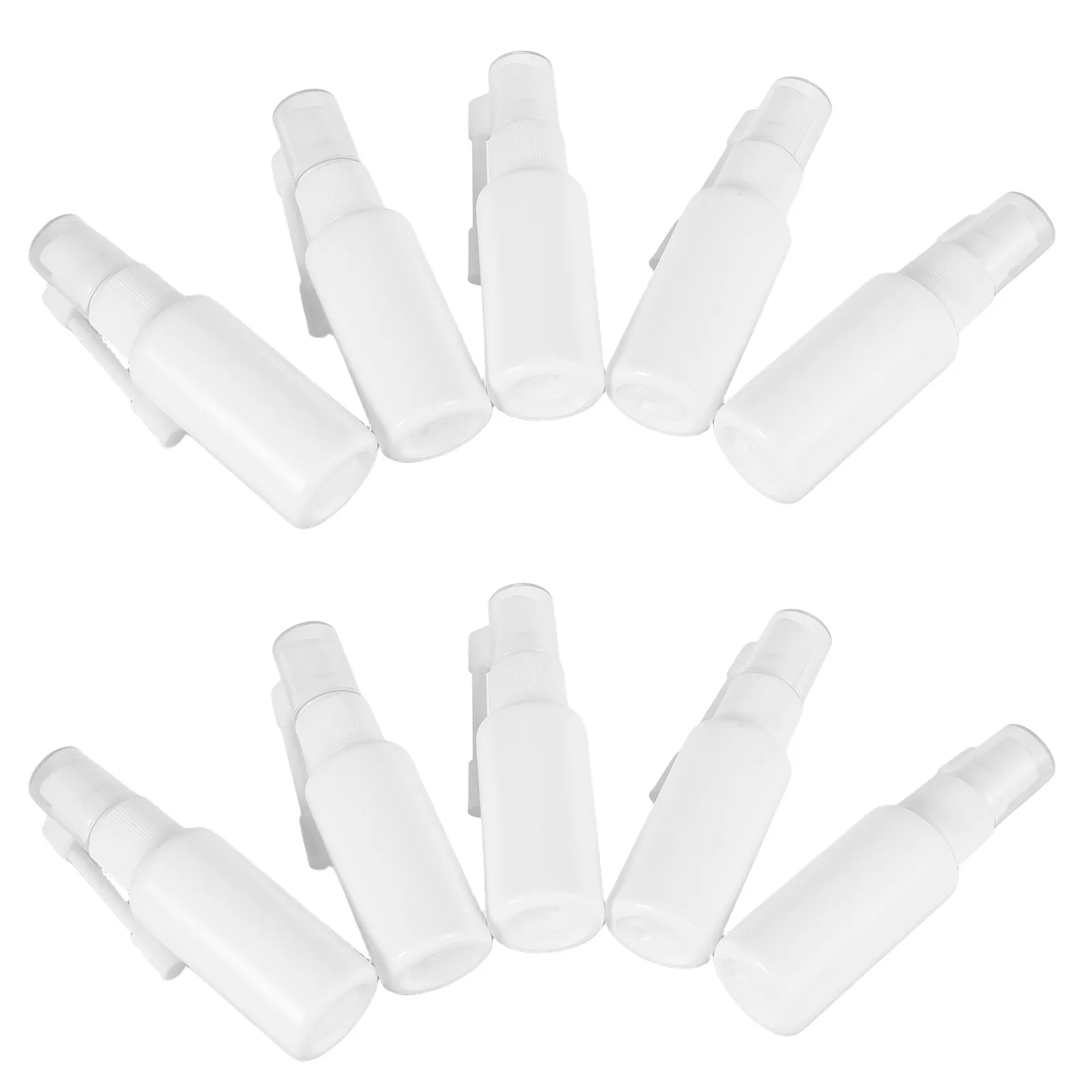

10Pcs Nasal Spray Bottles Swivel Adjustable Spray Head Long Nozzle Design Refillable Mist Sprayers for Nasal Hygiene and Deep