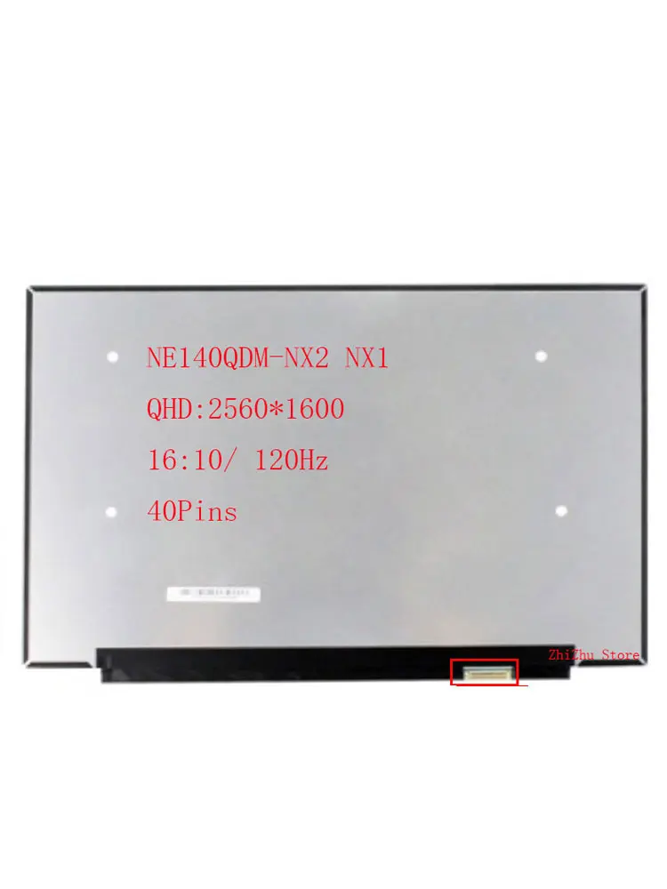 14.0 Laptop LCD Screen NE140QDM-NX1 NE140QDM-NX1 for ASUS ROG Zephyrus G14 GA402RJ GA402RK 2560x1600 120Hz Display Panel 40pins