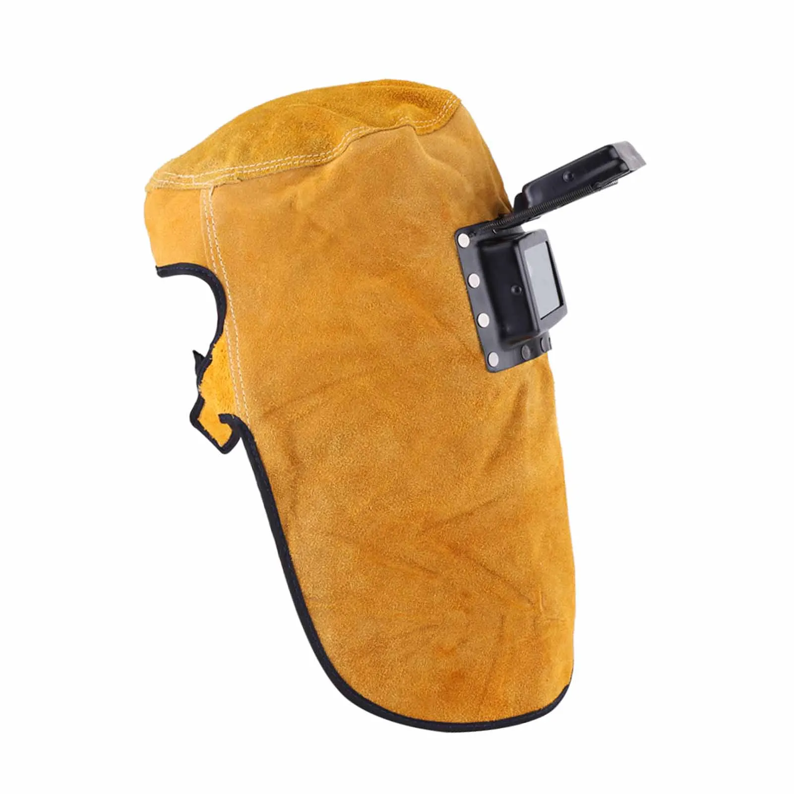 Welding Helmet  Good Quality Heat Resistant Breathable Welding Helmet  Mask with Lens Leather Welding Mask