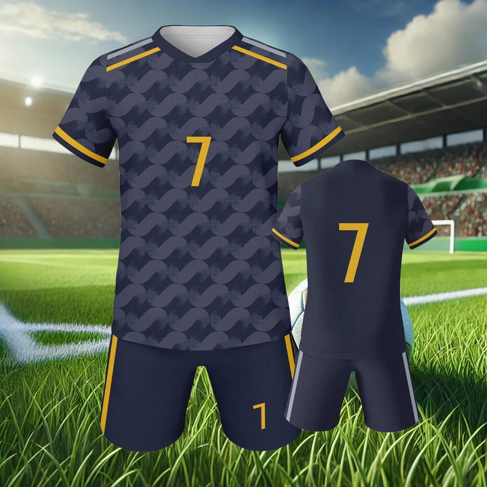 

Children's football sportswear sets, men's and women's youth sportswear, quick-drying sportswear, children's sportswear, #7,2025