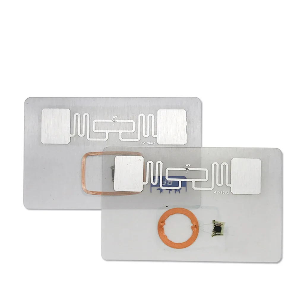 

RFID Dual Frequency Card HF F08 Plus UHF Alien H3 Combined Hybrid Access Control Card