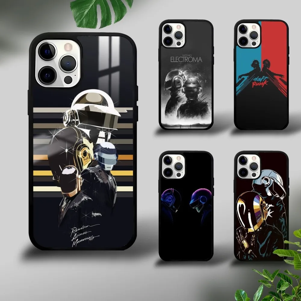 Cool DJ D-Daft P-Punk Phone Case For iPhone 16 15 14 13 12 11 Pro Xs Max Mini Plus Celulares Hard Funda