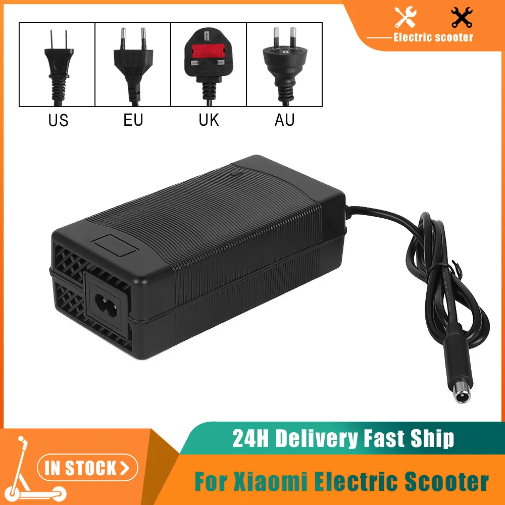 

Scooter Charger 54.6V 2A Charger for Xiaomi 5 Electric Scooter Charger Adapter Power Accessories Parts