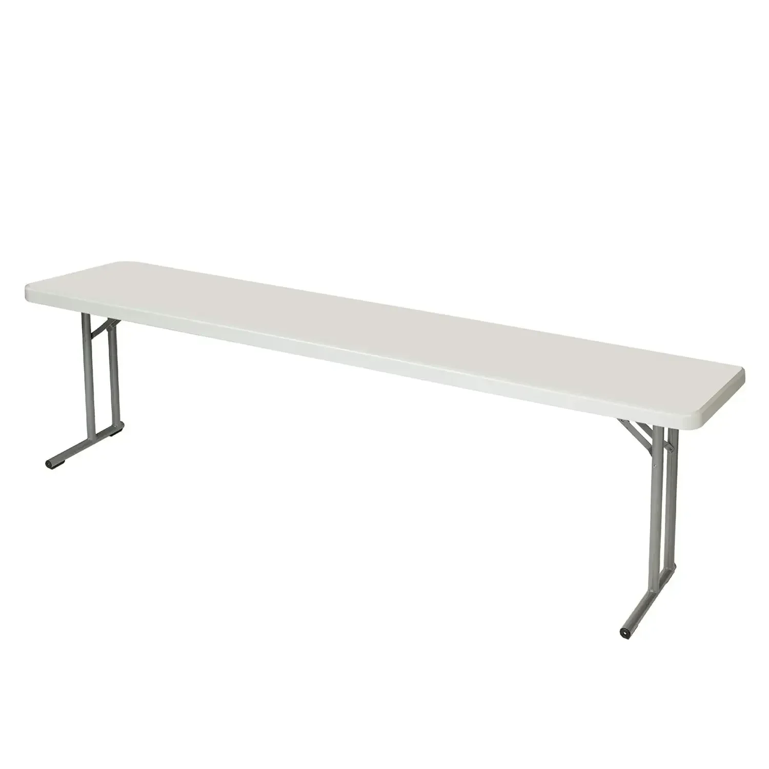 

8 Foot Heavy Duty Seminar Folding Table, 18" x 96", Light Grey