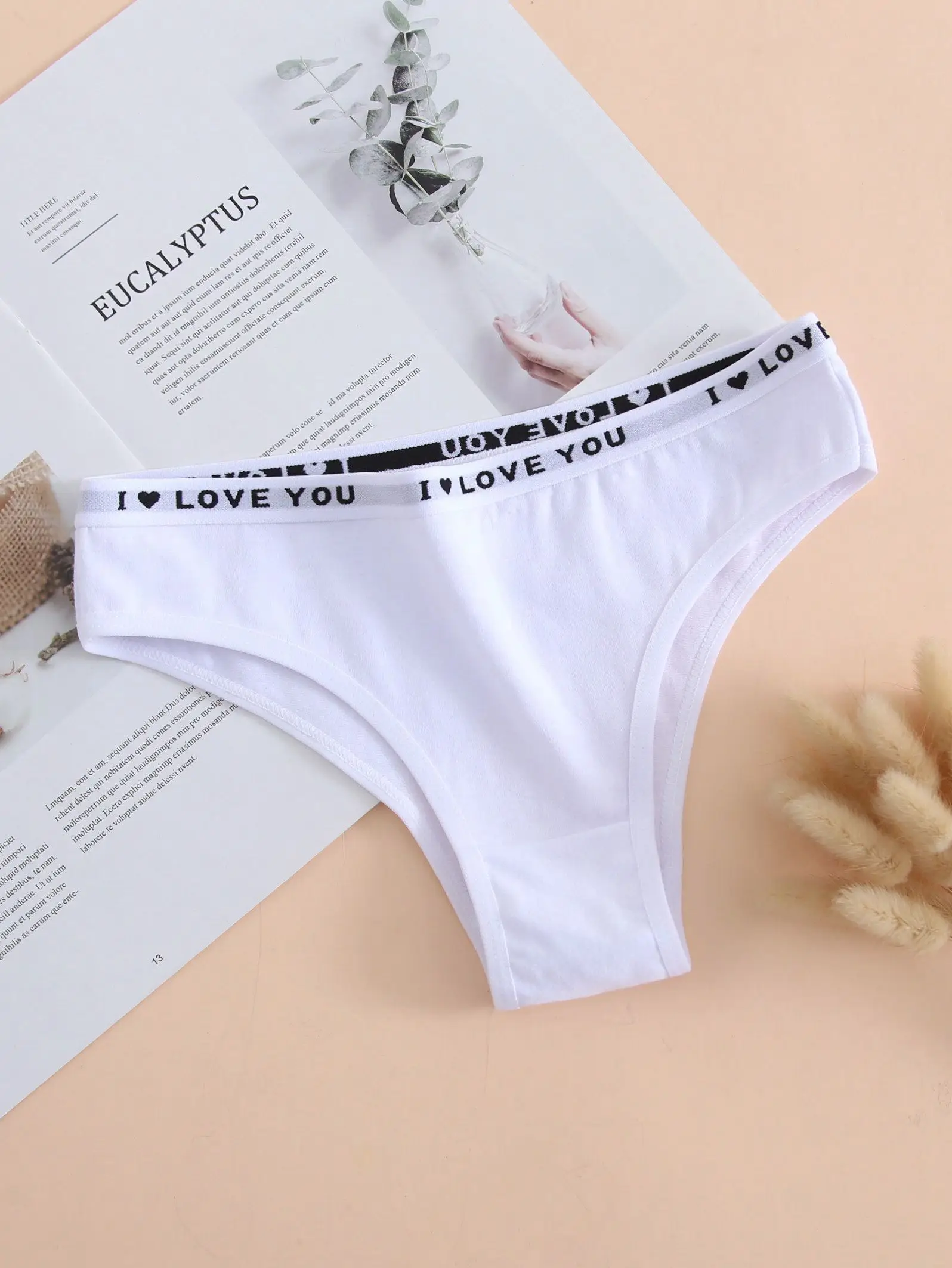 6PCS women cotton underwear S-XL Comfortable Underpants