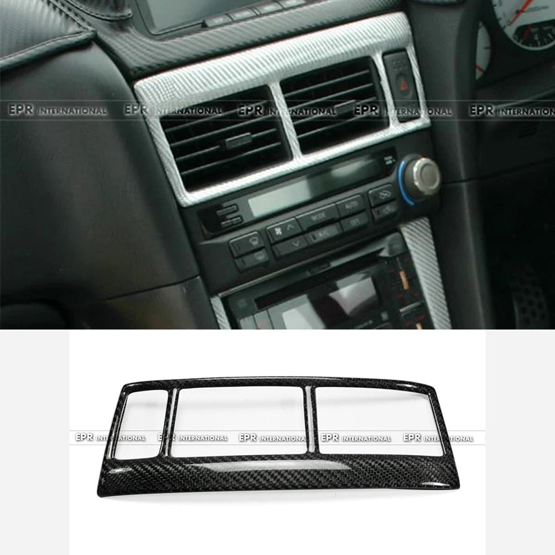 

Carbon For R34 GTR Air Con Surround Stick on Type (RHD)