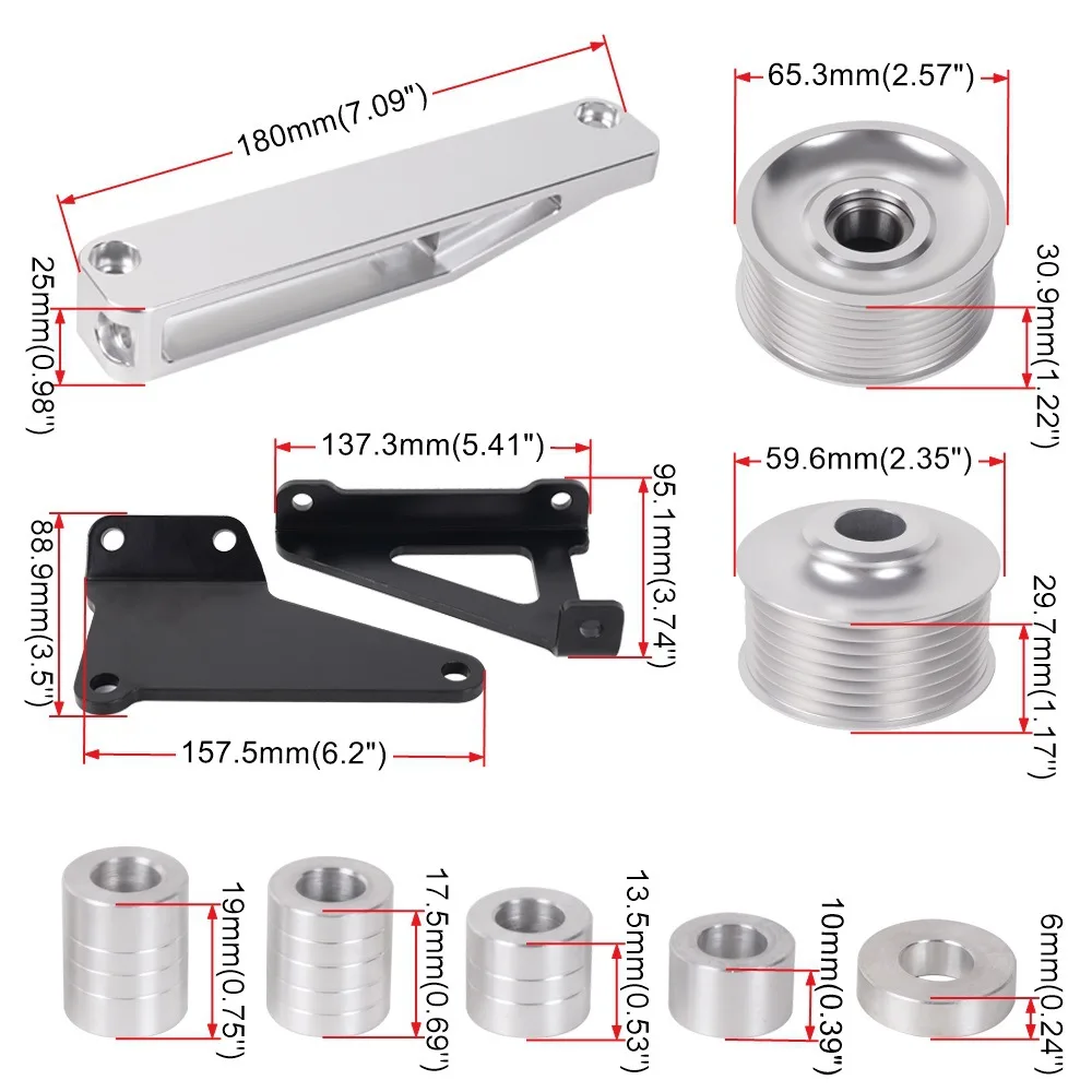 مجموعة أدوات حذف K-Series AC PS خفيفة الوزن لهوندا K20 K24