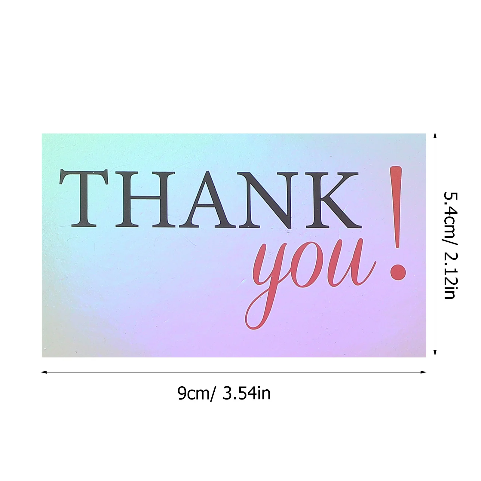 120 Stuks Laser Dank U Kaarten Beschrijfbare Achterkant Dank U Notities Voor Klanten Zakelijke Klant Bonding Happy Mood