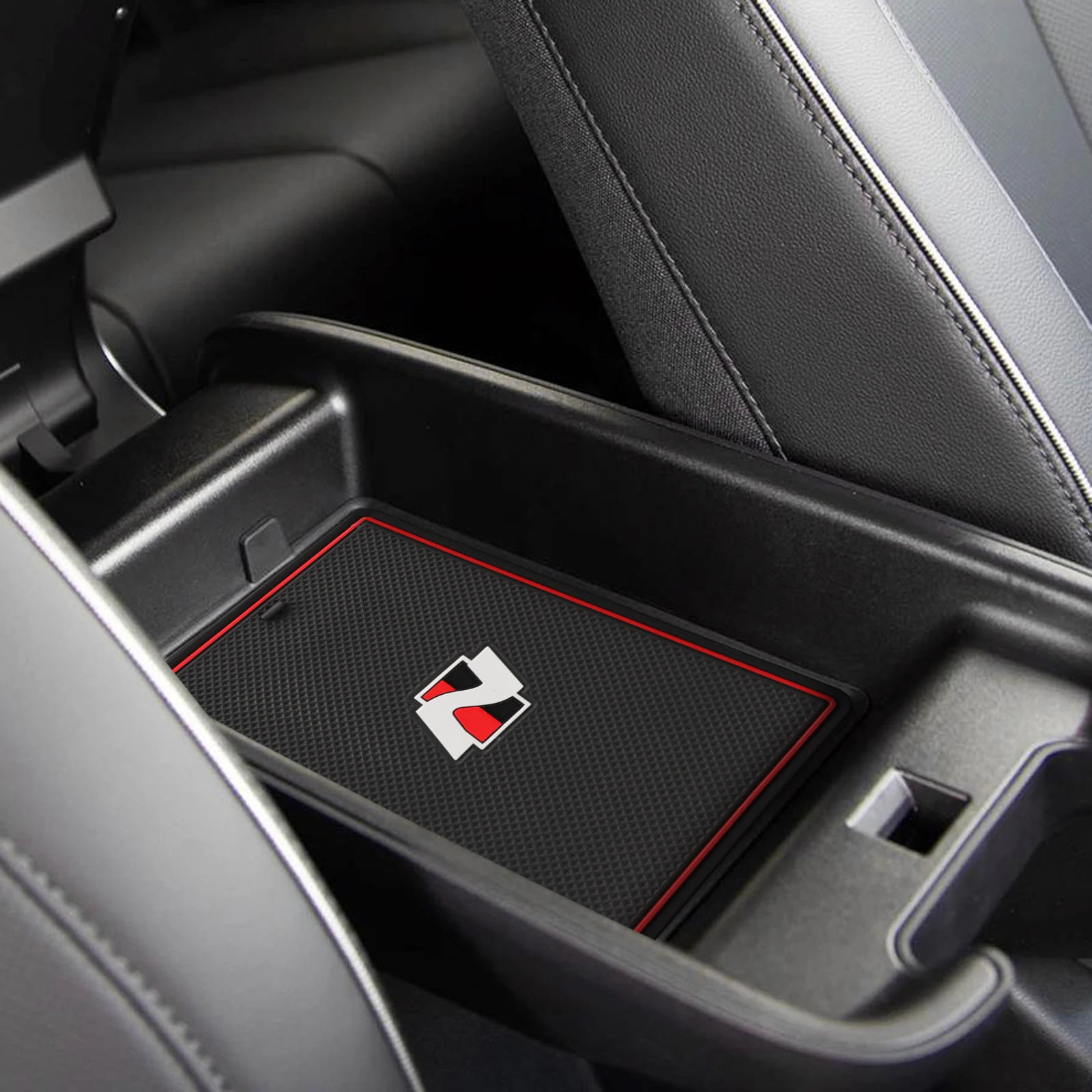 Anti-Slip Gate Slot Mat for Hyundai IONIQ 5 Door Groove Pad Cup Holder Interior Accessories Rubber  12pcs/set