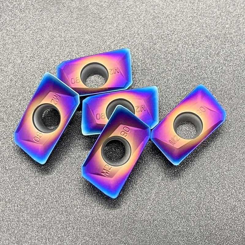High Quality Carbide APMT1604PDER-H2/M2 Turning Tool Blue Flame Series CNC Milling Blades APMT1604 M2 LY7010 APMT1604 H2 LY7010