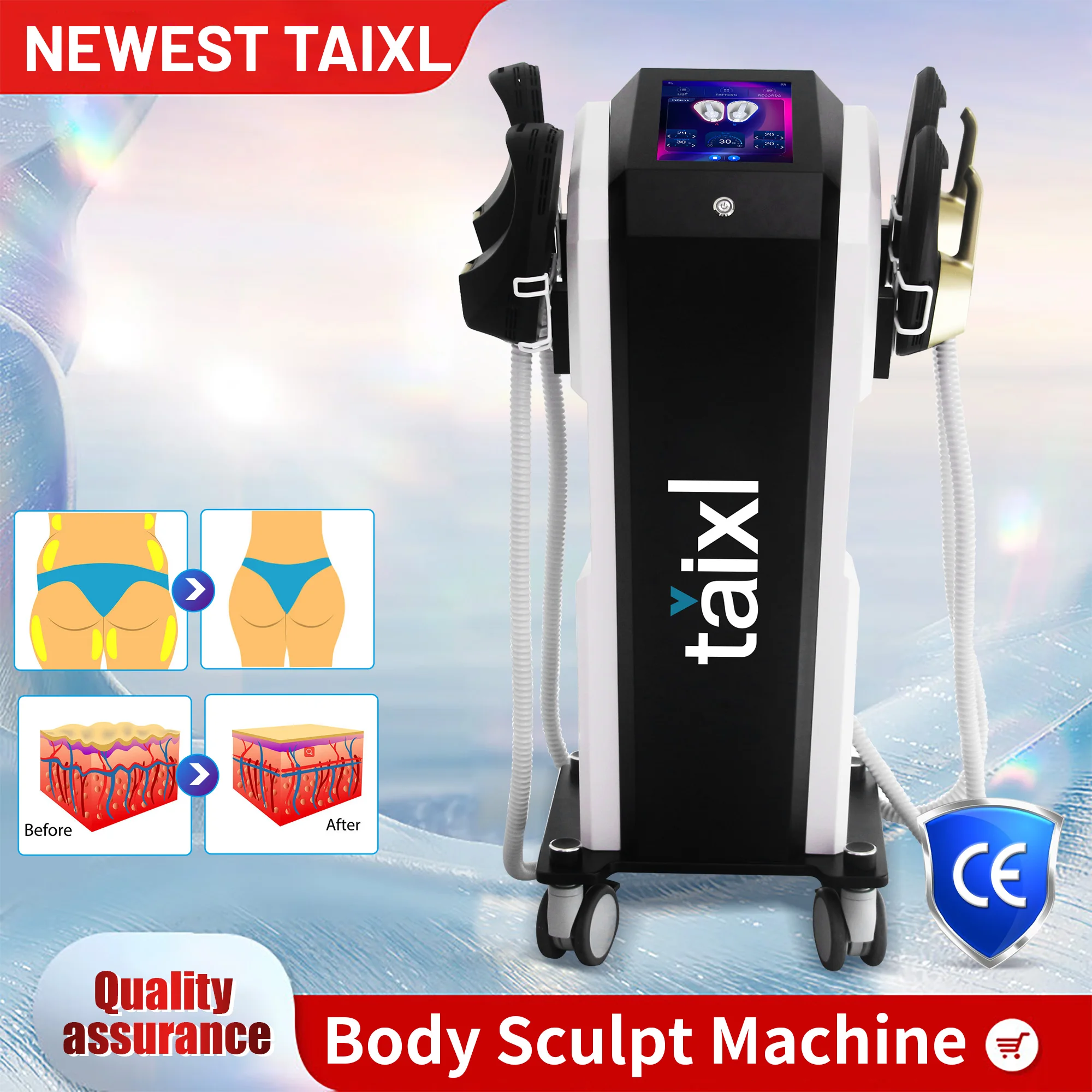 

Professional NEO RF Ultra PRO 6500W Machine 2025 EMS Body Sculpting Machine EMS Muscle Stimulation Slimming