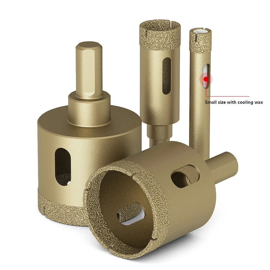 Tegel marmer gatopener keramiek glas jade verglaasde tegel volledig porselein graniet 6MM droogboor boor snel boren