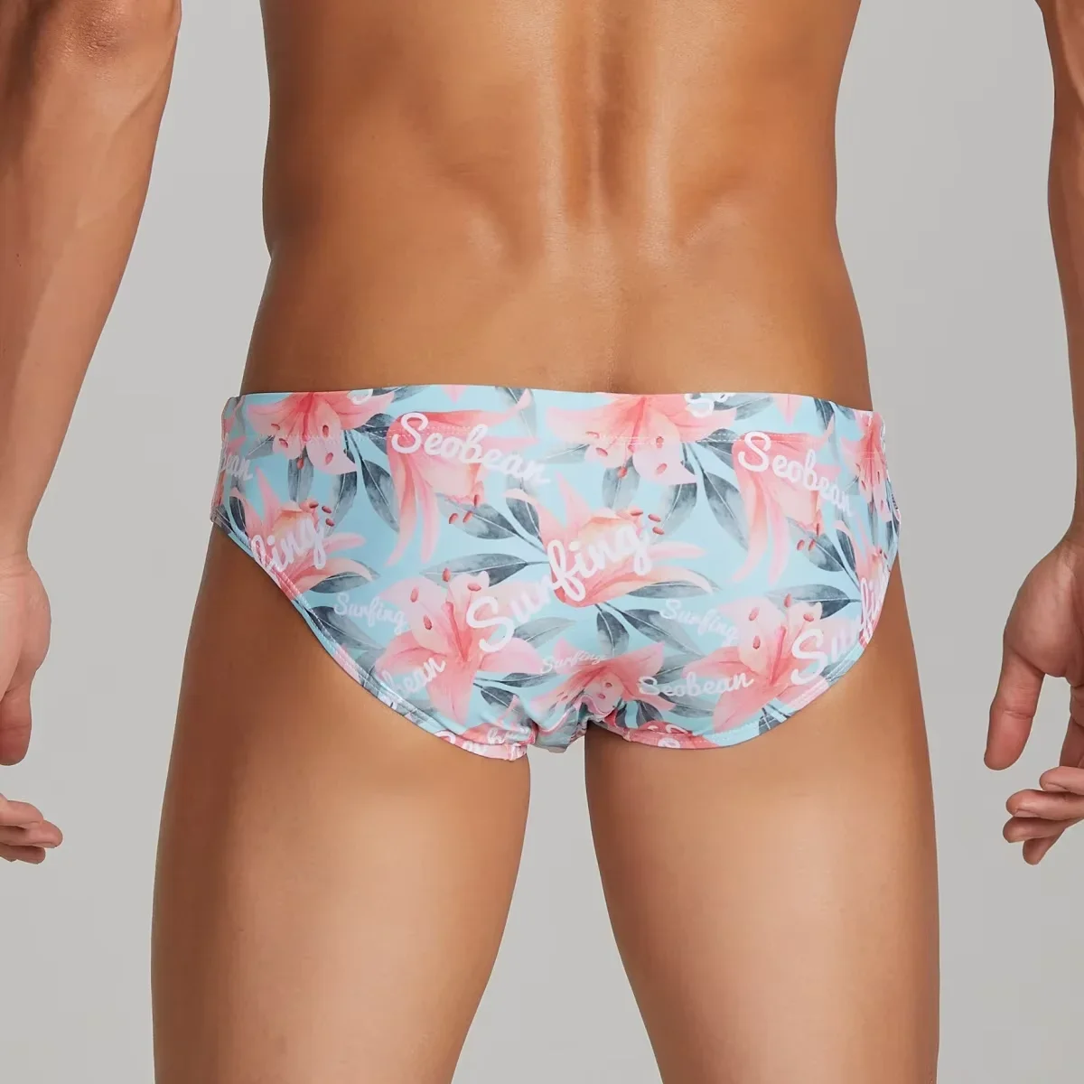 Summer New Style Men Triangle Swimwear Lightweight Quick Dry Male Swim Briefs for Beach Water Sports