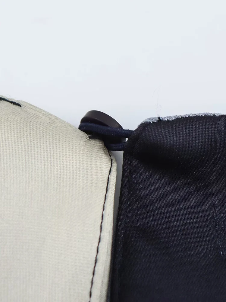 Europejski i amerykański styl, nowa moda, damska retro talia, satynowa tekstura, drukowana sukienka midi, długa spódnica