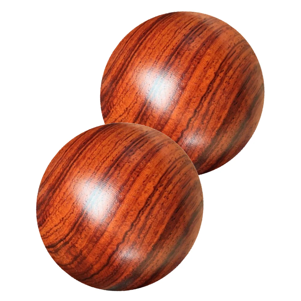 

2Pcs Massage Ball Hand Ball Solid Wood Copper Baoding Balls Portable Elder Gift Improve Joints Blood Circulation Sleep Memory
