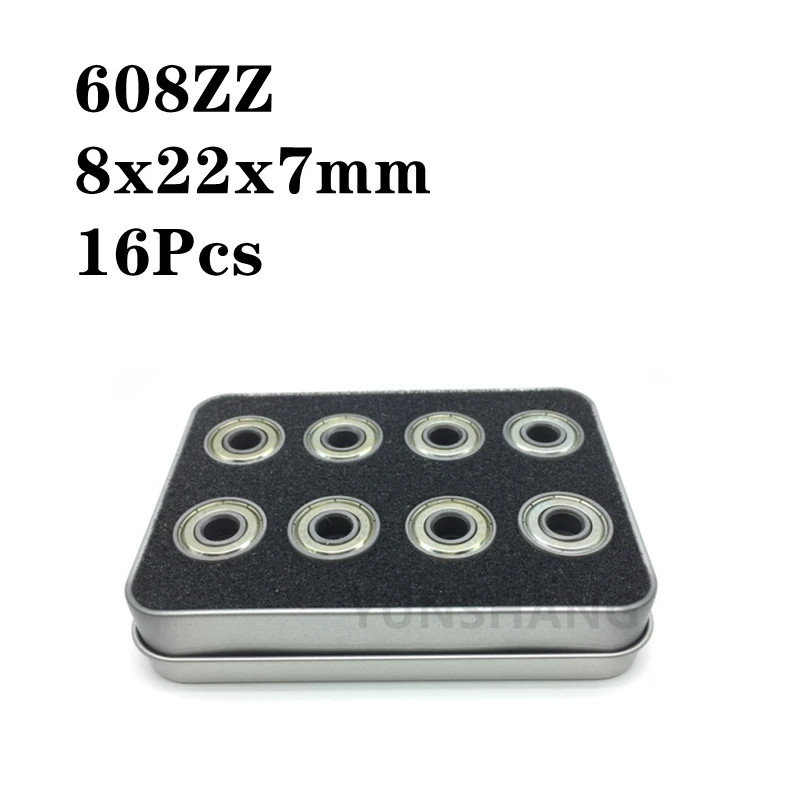 Cuscinetto 608ZZ 8x22x7mm cuscinetto silenzioso impermeabile cuscinetto resistente all'usura ad alta velocità ABEC-9 ILQ-9 cuscinetto a sfere