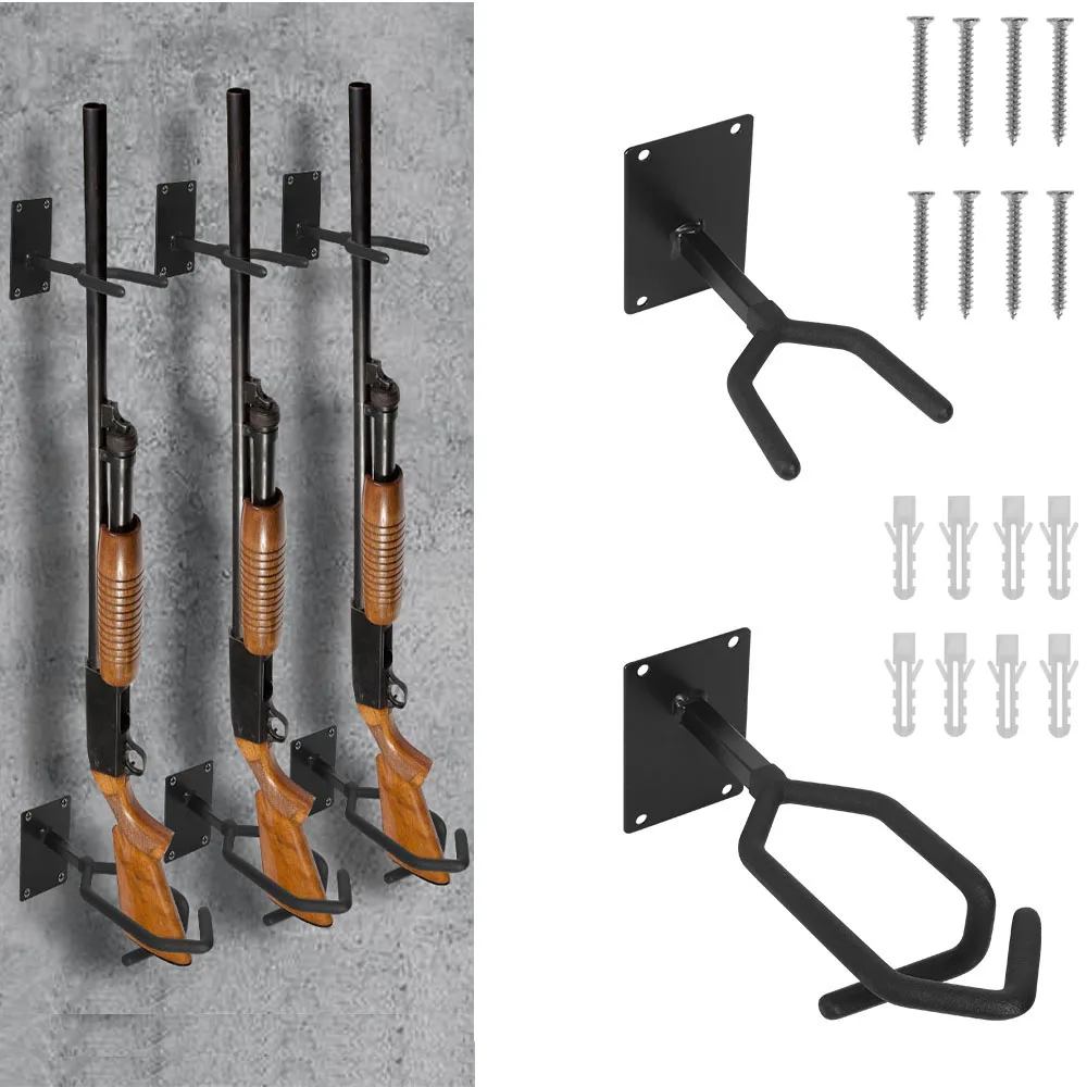 Estante táctico para pistola, soporte armas,soporte de exhibición para pistola de montaje en pared, colgador Horizontal para Rifle, râtelier fusil,estante de almacenamiento para escopetas, soporte