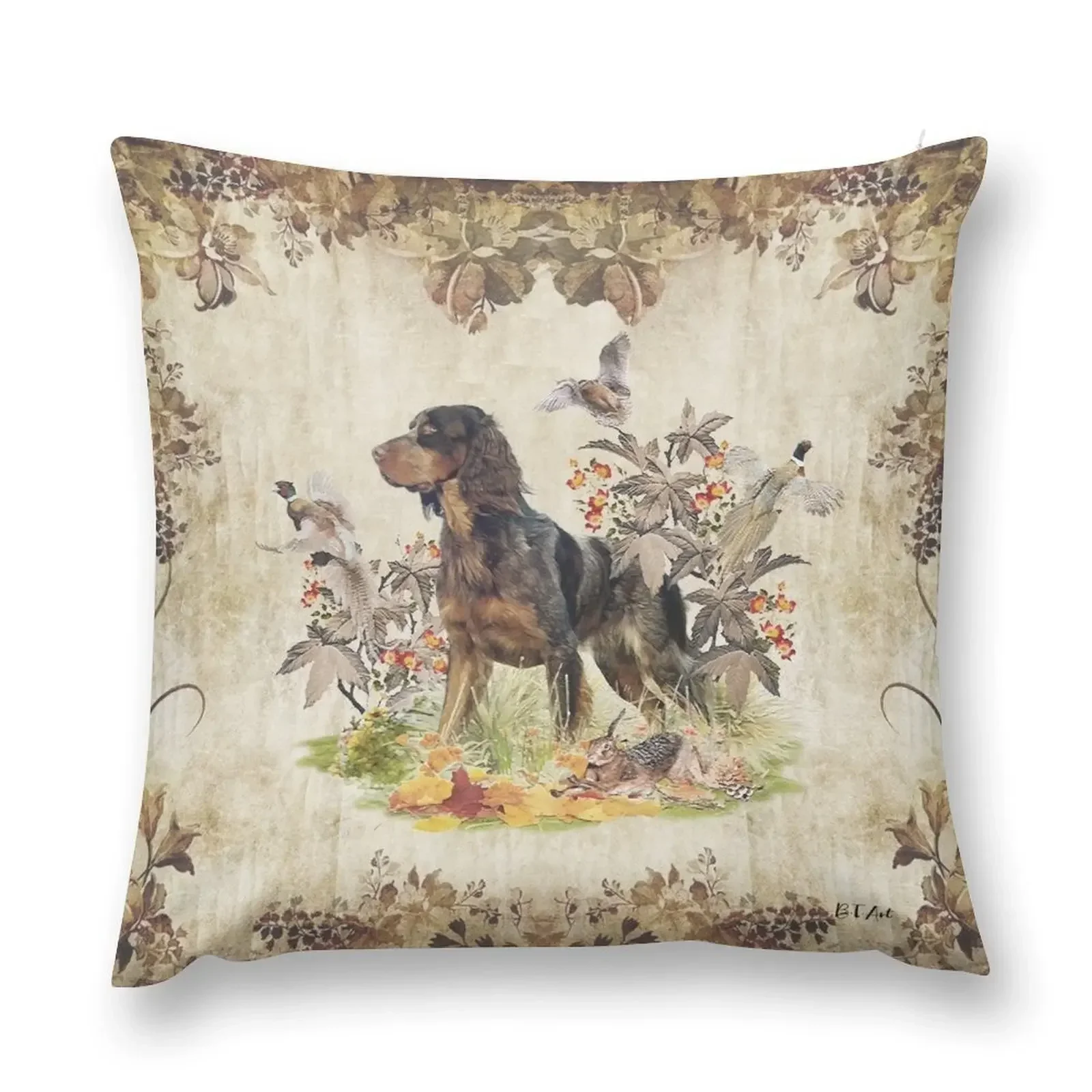 Picardy Spaniel , Bird hunting Throw Pillow Christmas Covers For Cushions Pillow Covers Decorative Pillow Case