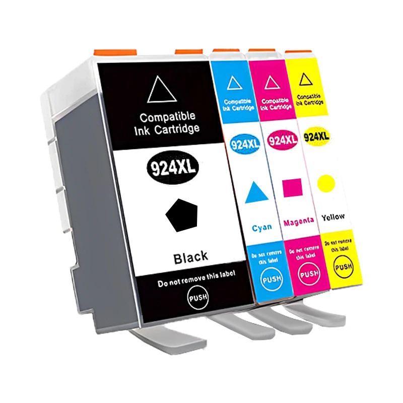 Compatible 924 924E 924XL Ink Cartridge for HP OfficeJet Pro 8135e 8134e 8132e 8122e 8124e 8125e 8120e 8130e Printer - Image 2