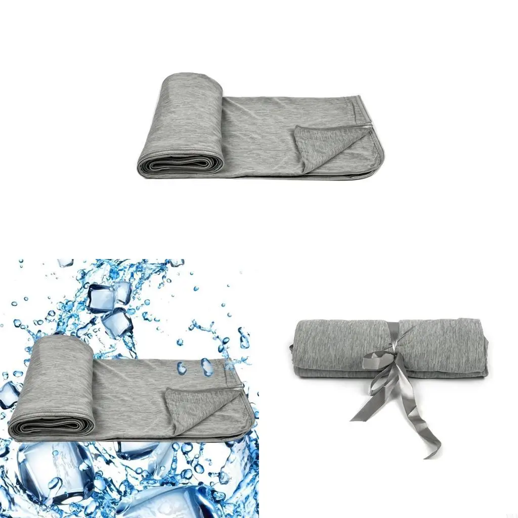

Y9UA Luxurious Cool Blanket with Double Sided Cold Effect for Restful Sleep Best Gift for Valentine Day Mother Day,