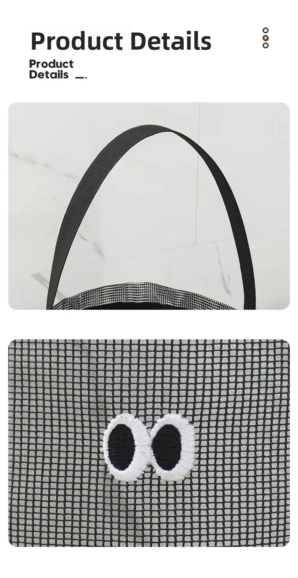 Strandtasche mit großem Fassungsvermögen, atmungsaktiv, schnell trocknend, für Schwimmen, Fitness, Handduschkorb, Nass- und Trockentrennung, Reiseaufbewahrung – Detail 9